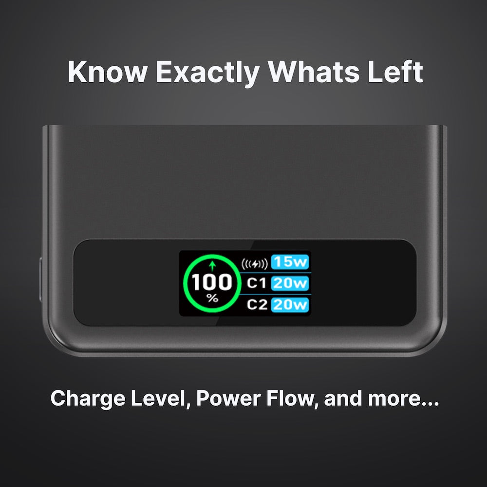 BMX 5000 mAh Magnetic Solid State Power Bank Silver