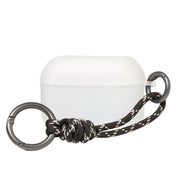 Monocozzi ESSENTIALS Dust Proof Translucent Soft Plastic Case AirPods Pro 3 with Brown Strap