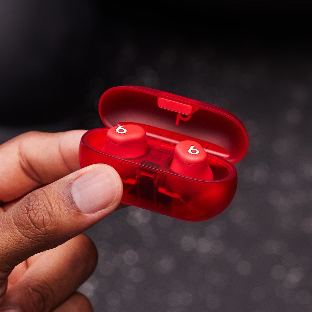 Beats Solo Buds True Wireless Earbuds - Transparent Red
