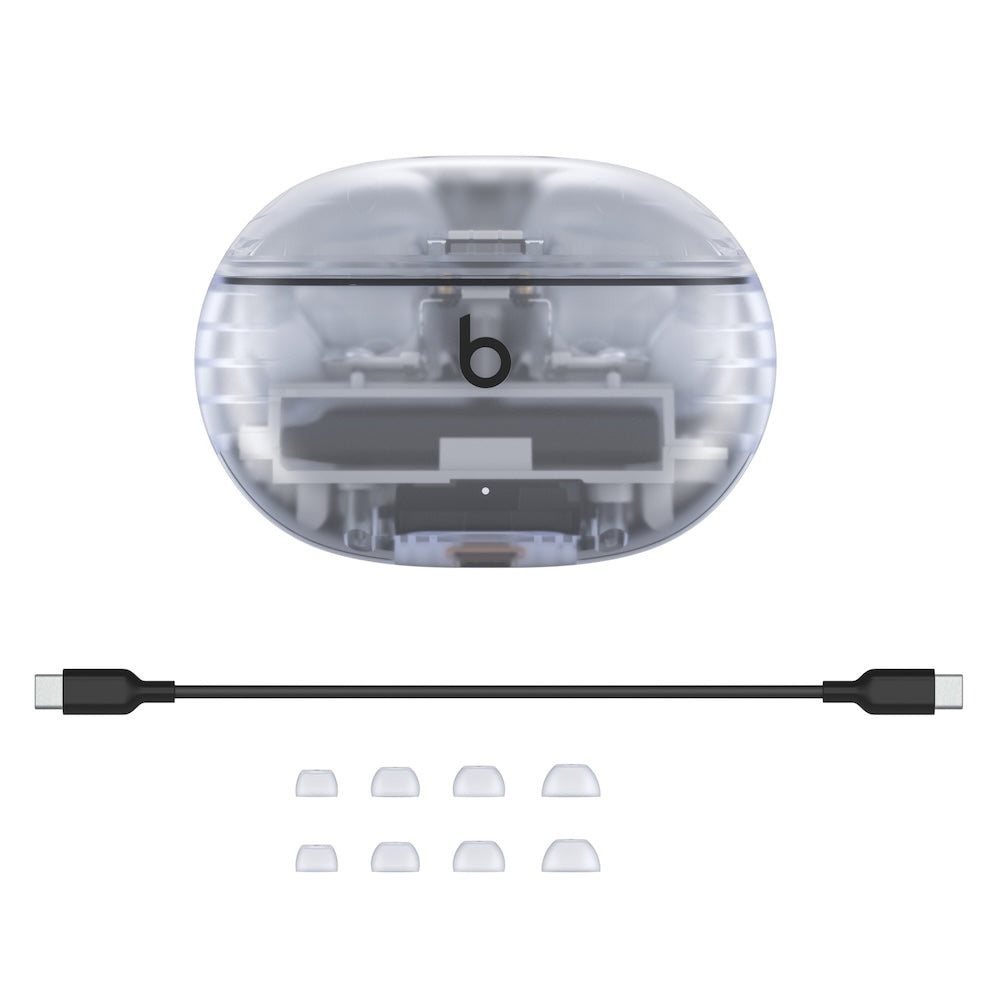 Beats Studio Buds + True Wireless Noise Cancelling Earbuds Transparent