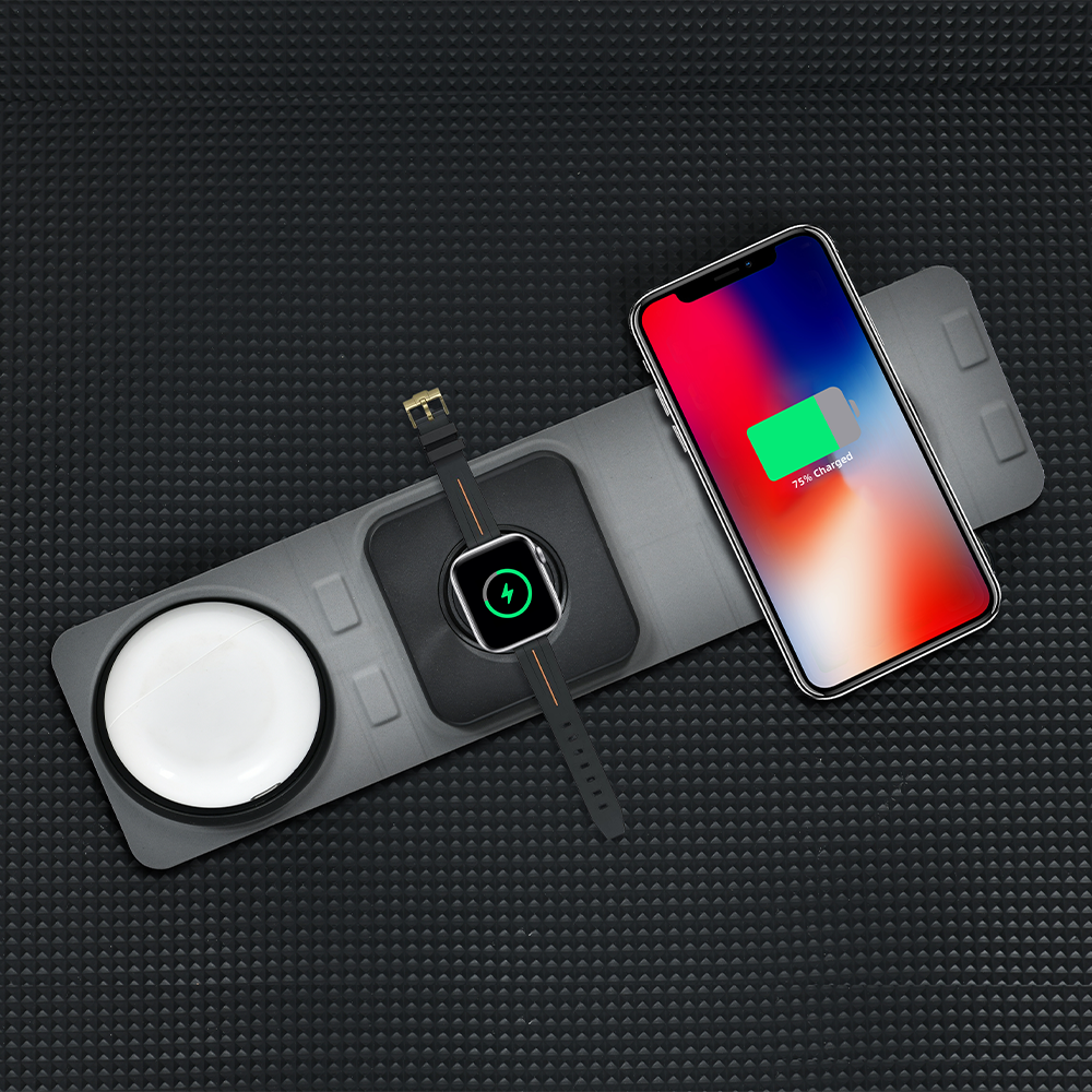 Birf 3-in-1 Compact Magnetic Wireless Charging Pad