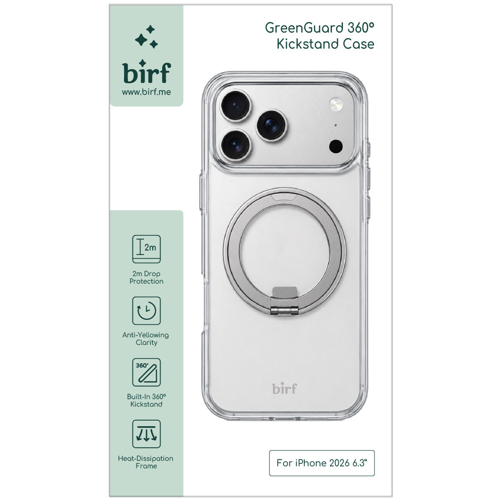 Birf GreenGuard 360° Kickstand Case iPhone 18 Pro