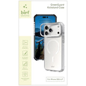 Birf GreenGuard Kickstand Clear Case iPhone 18 Pro White