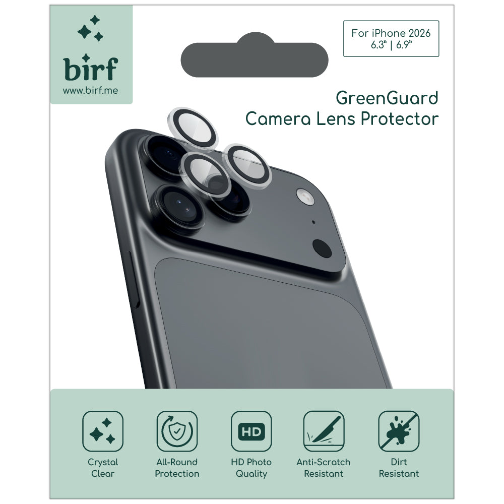 Birf GreenGuard Lens Protector iPhone 18 Pro/Pro Max