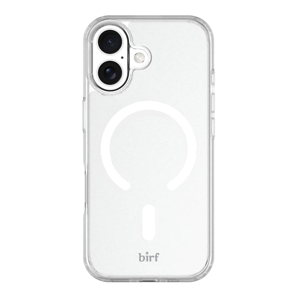 Birf Magsafe EcoGuard Frosted Case for iPhone 17 Clear