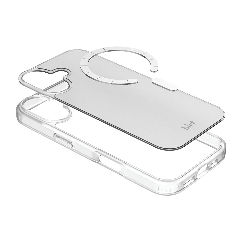 Birf Magsafe EcoGuard Frosted Case for iPhone 17 Clear
