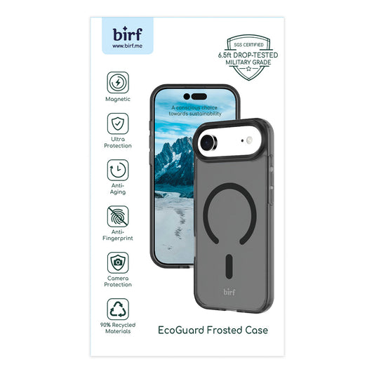 Birf Magsafe EcoGuard Frosted Case for iPhone Air Black
