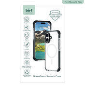 Birf iPhone 16 Plus Magsafe GreenGuard Armour Black Case