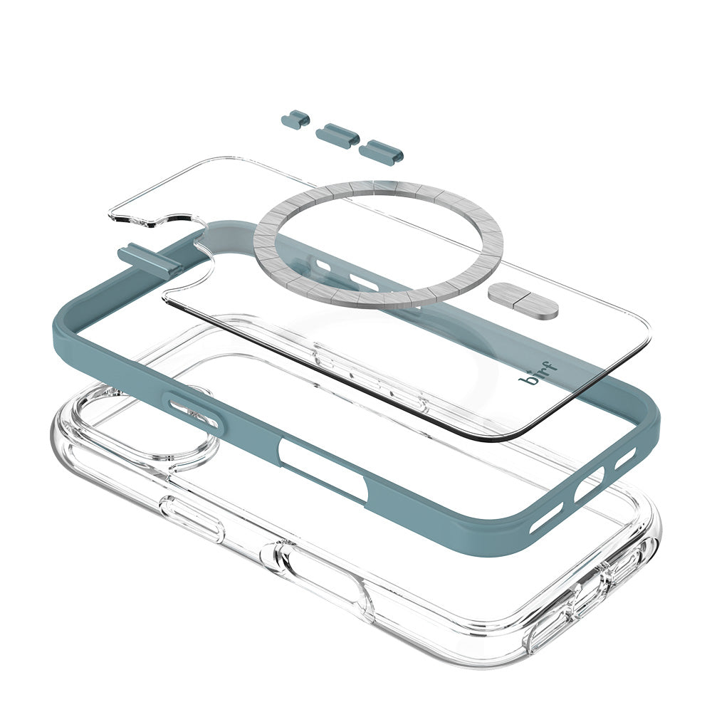 Birf iPhone 16 Plus GreenGuard Airbag Lake Green Case