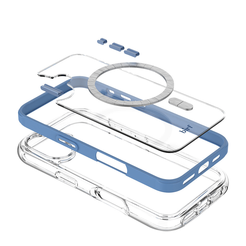 Birf iPhone 16 GreenGuard Airbag Sky Blue Case