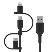 Belkin BoostCharge 3-in-1 Universal Cable 15W 1m Black