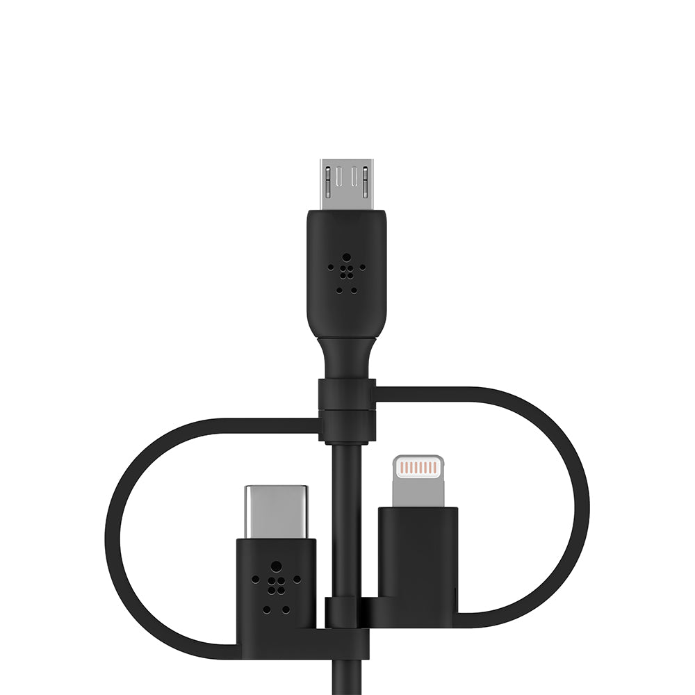 Belkin BoostCharge 3-in-1 Universal Cable 15W 1m Black