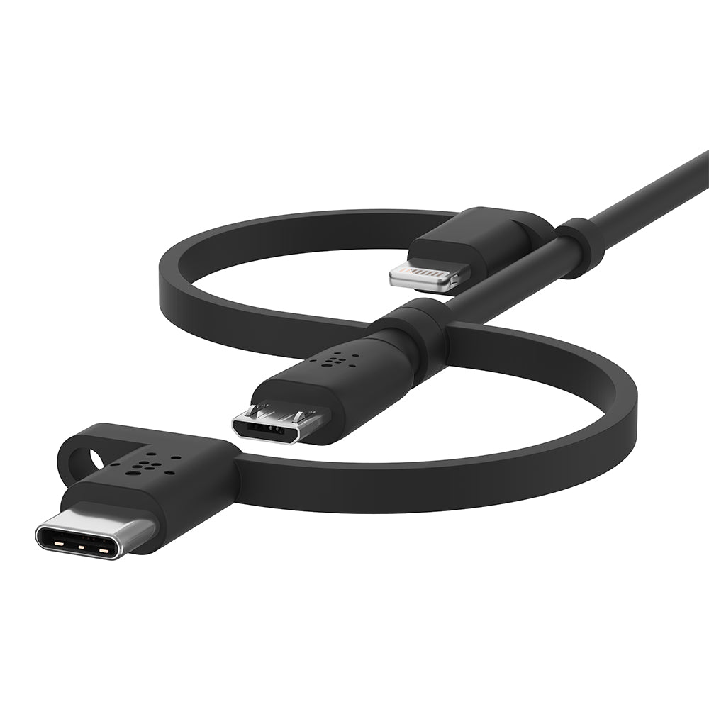 Belkin BoostCharge 3-in-1 Universal Cable 15W 1m Black