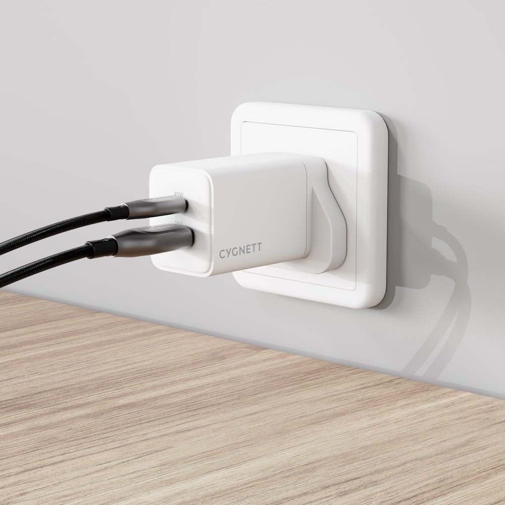 Cygnett PowerPlus 45W GaN USB-C PD Wall Charger
