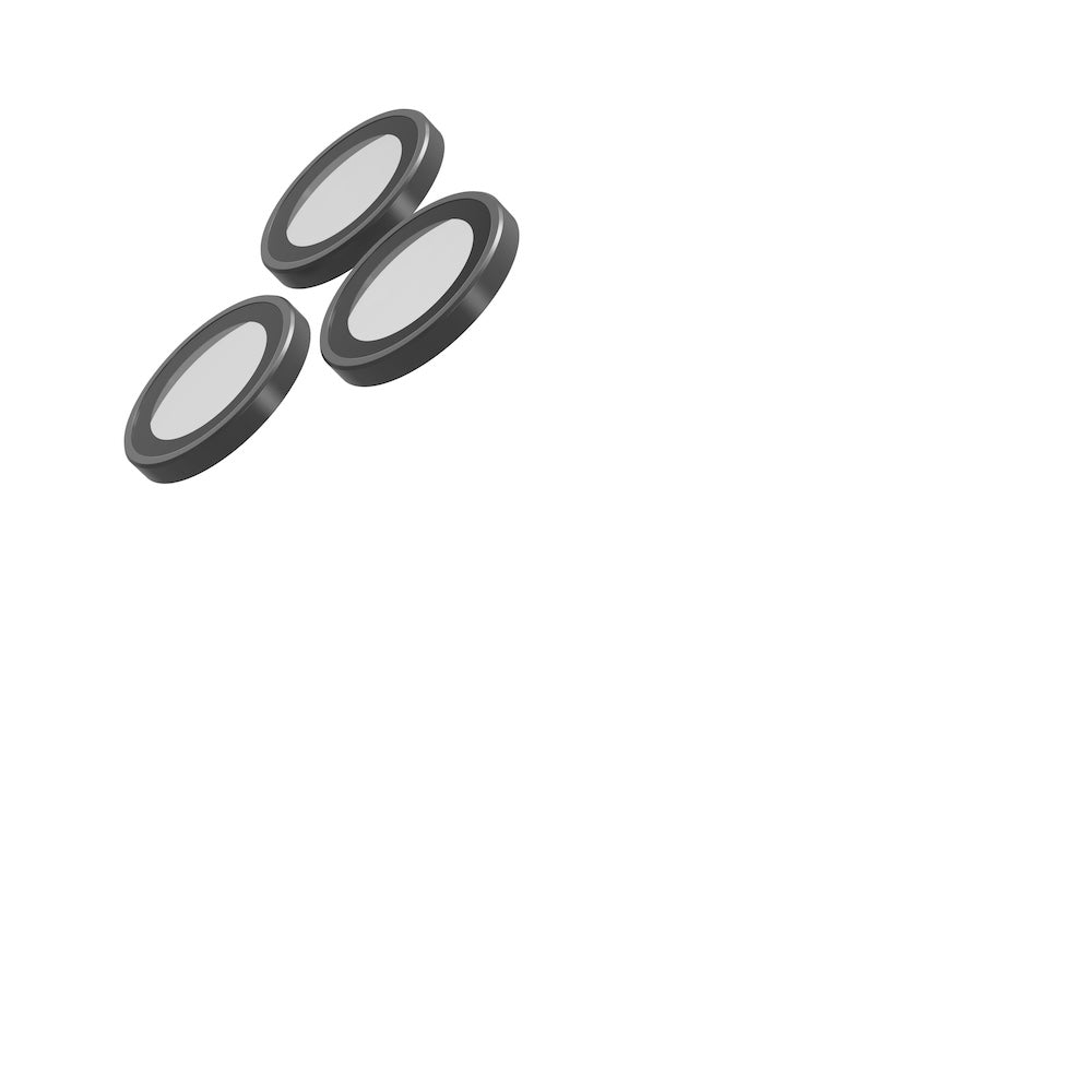 IS-Glass Elite Camera Rings Lens Protector for iPhone 18 Pro/Pro Max Silver