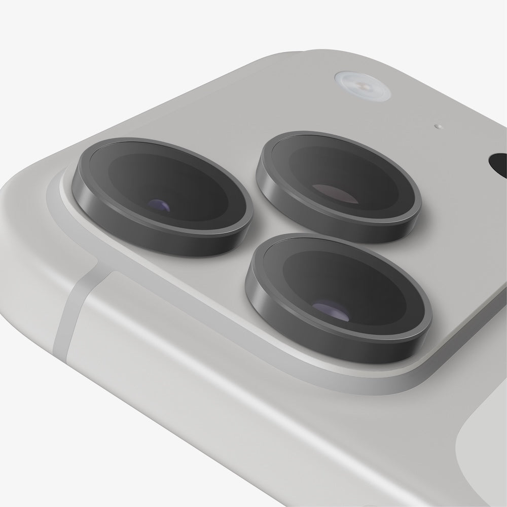 IS-Glass Elite Camera Rings Lens Protector for iPhone 18 Pro/Pro Max Silver