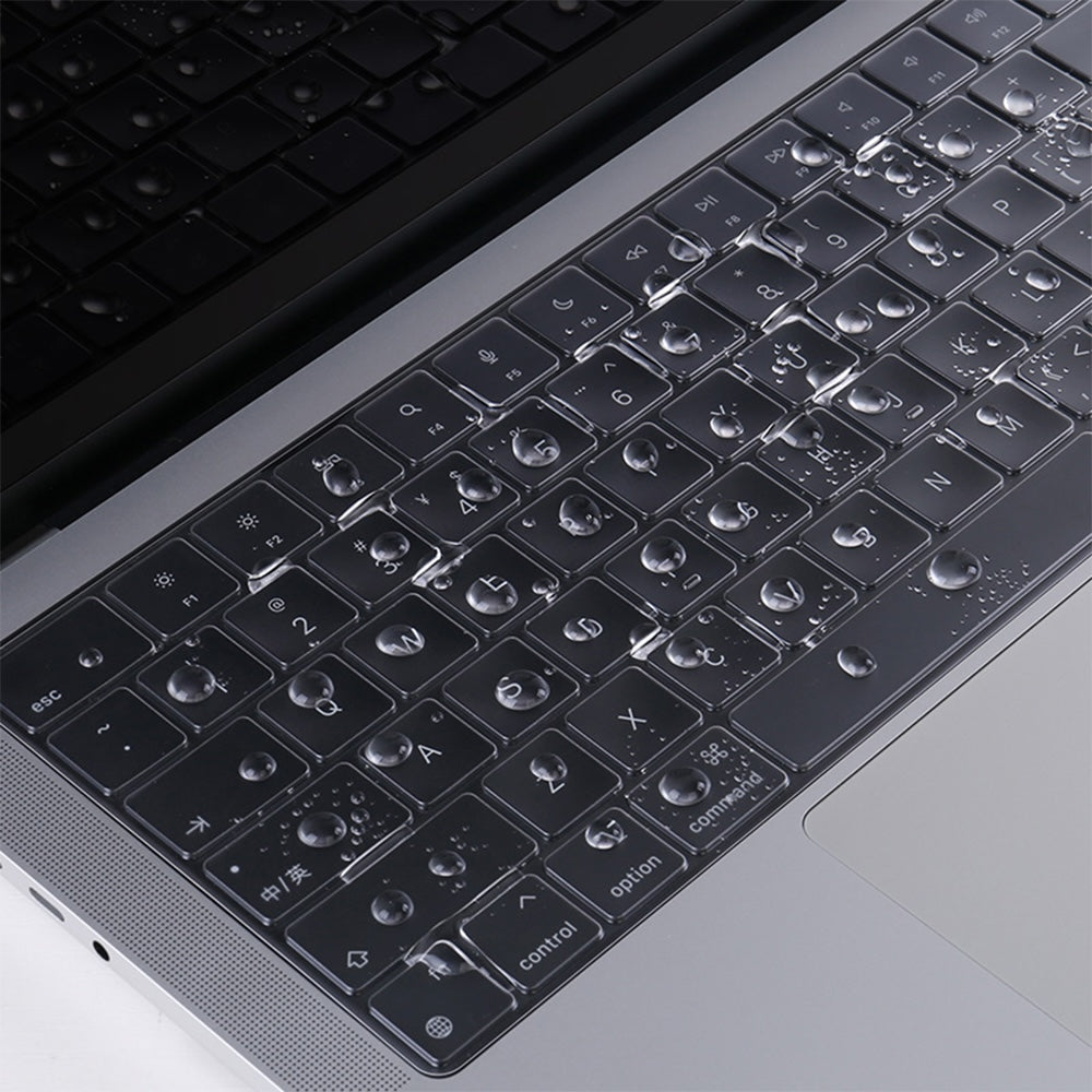 Comma Invisible Keyboard Protector for MacBook Neo - Transparent Black
