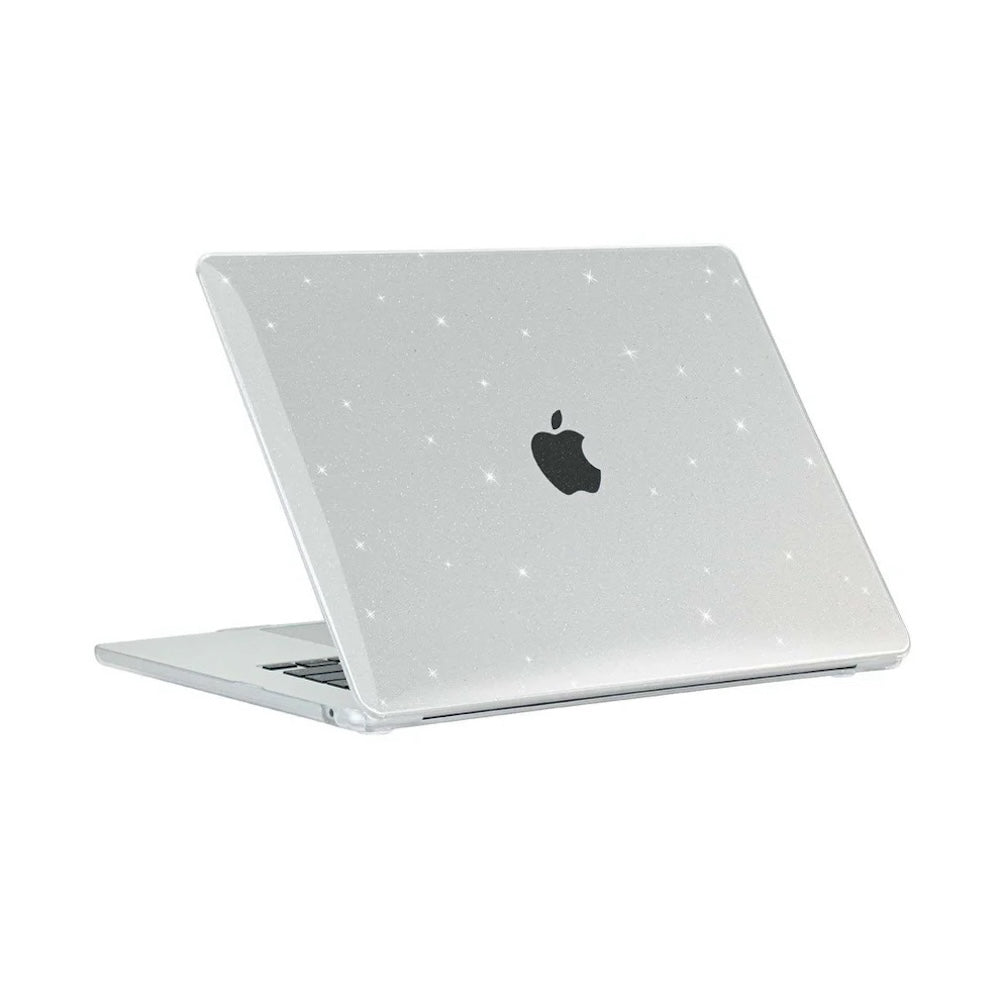 Comma Stardust Clear Hard Case for MacBook Neo - Glitter