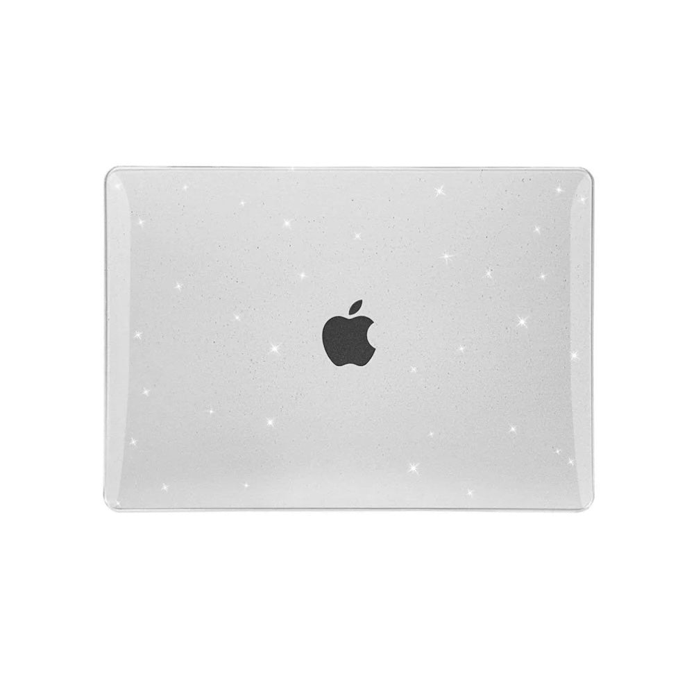 Comma Stardust Clear Hard Case for MacBook Neo - Glitter