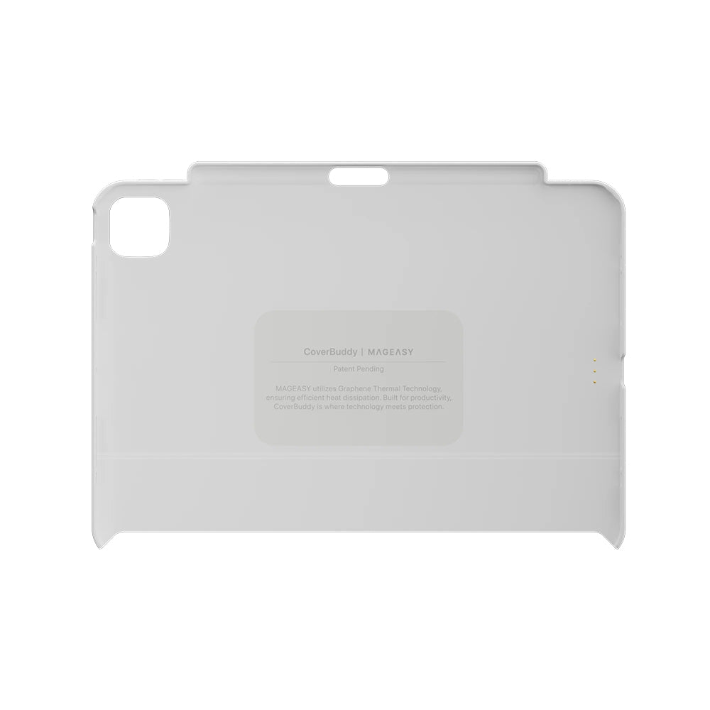 MagEasy CoverBuddy for 11-inch iPad Pro (M4/M5) Leather White