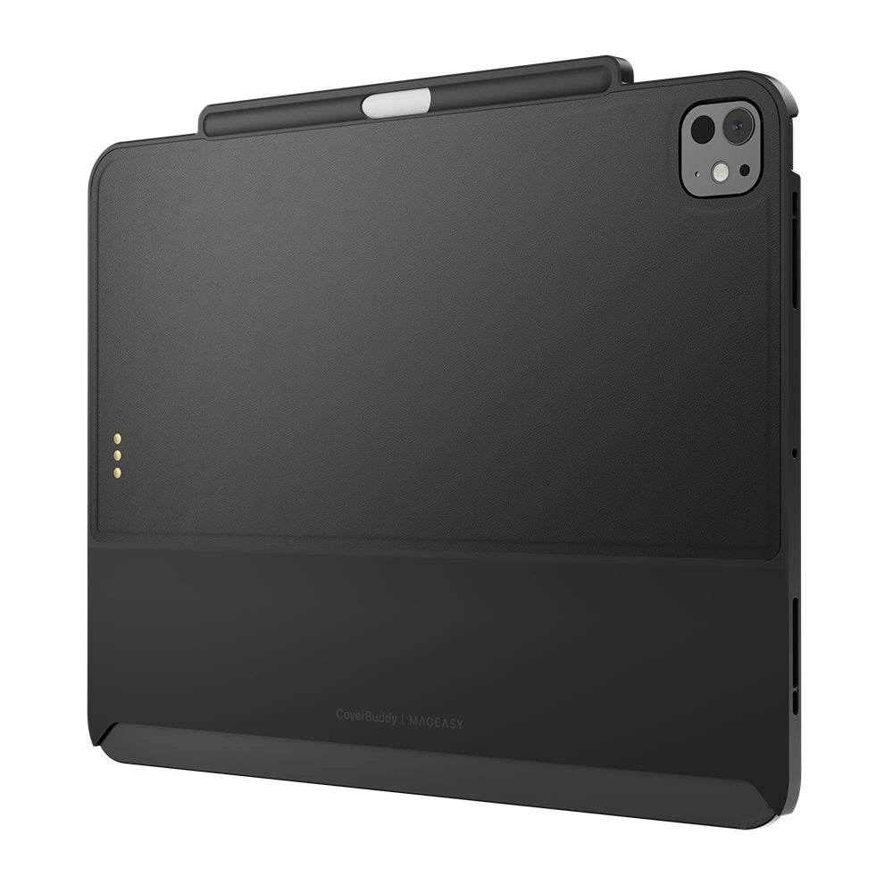 MagEasy CoverBuddy for 13-inch iPad Pro (M4/M5) Leather Black