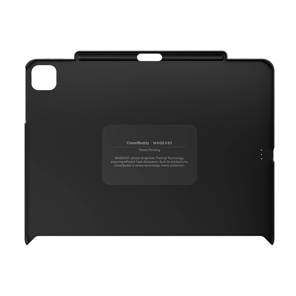 MagEasy CoverBuddy for 13-inch iPad Air (M2/M3/M4) / iPad Pro (1st/2nd/3rd/4th Gen) Leather Black
