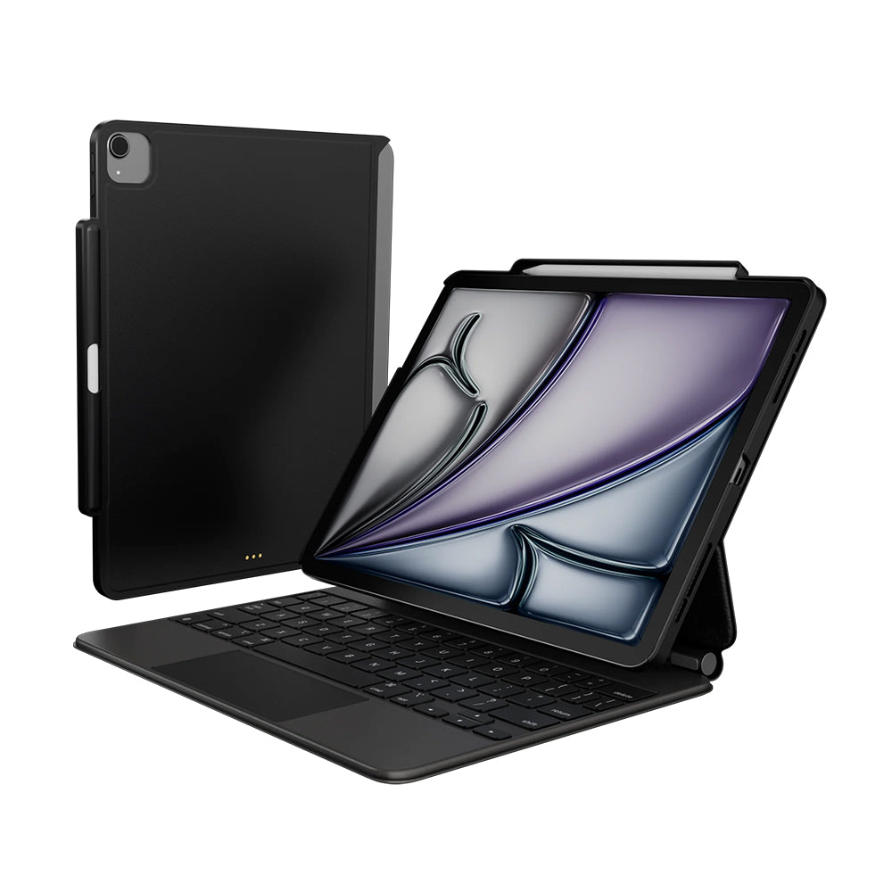 MagEasy CoverBuddy for 13-inch iPad Air (M2/M3/M4) / iPad Pro (1st/2nd/3rd/4th Gen) Leather Black