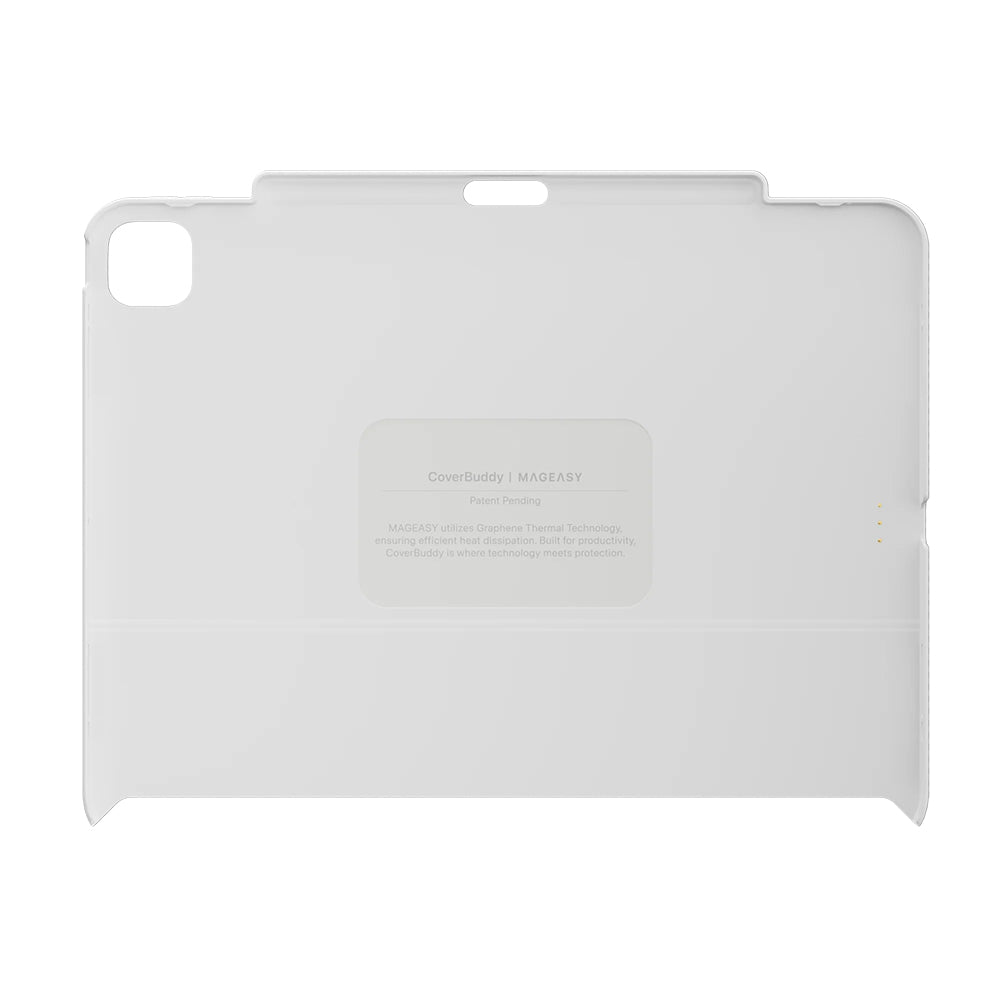 MagEasy CoverBuddy for 13-inch iPad Pro (M4/M5) Leather White