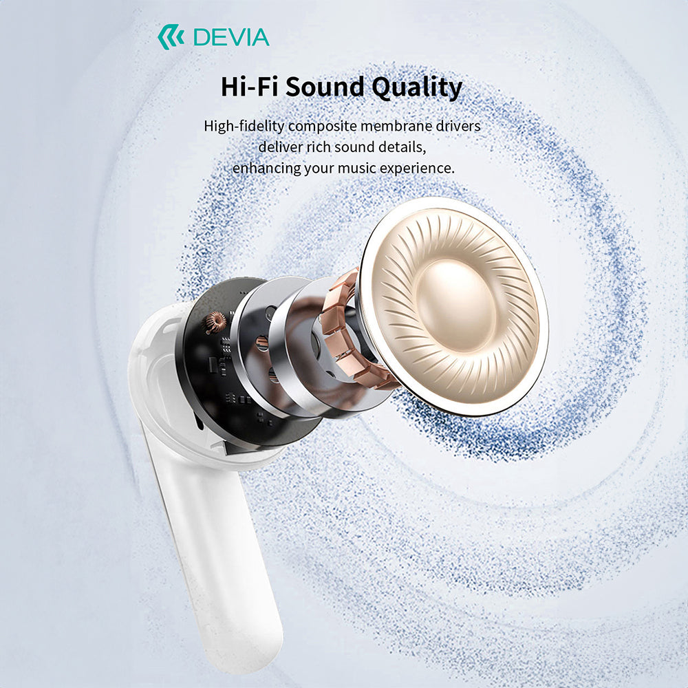 DEVIA ANC TWS Ultra1 Wireless Earphone EM031 - Black