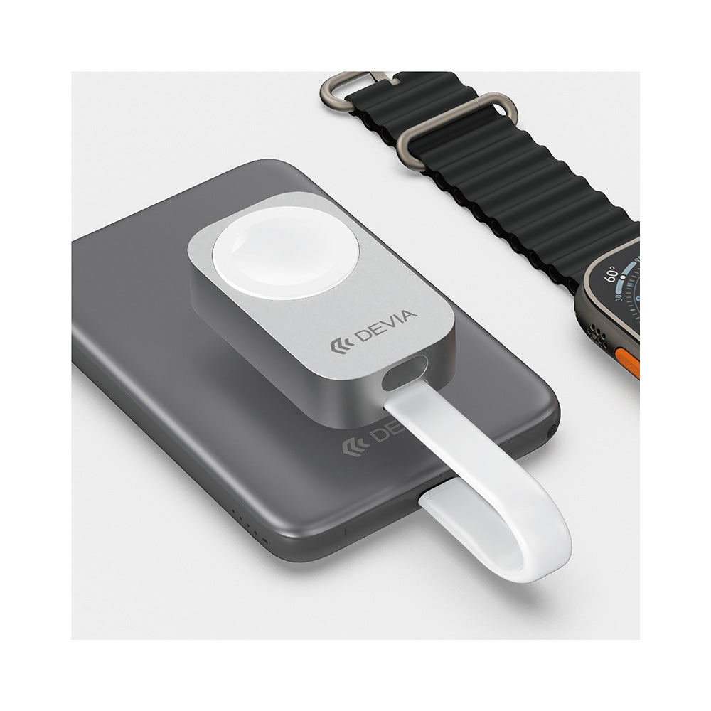 DEVIA Ultra8 Type-C 5W Mini Portable Magnetic Wireless Charger for Apple Watch