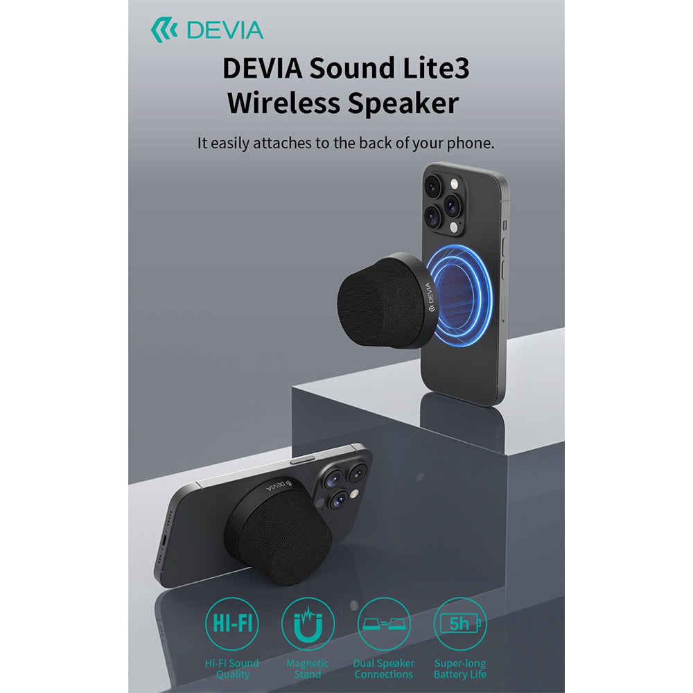 DEVIA Sound Lite3 Wireless Speaker EM506 - Black