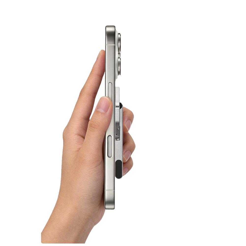 DEVIA Ultra3 All-Scenario Mini Dual-Sided Magnetic Foldable Metal Phone Stand Gray