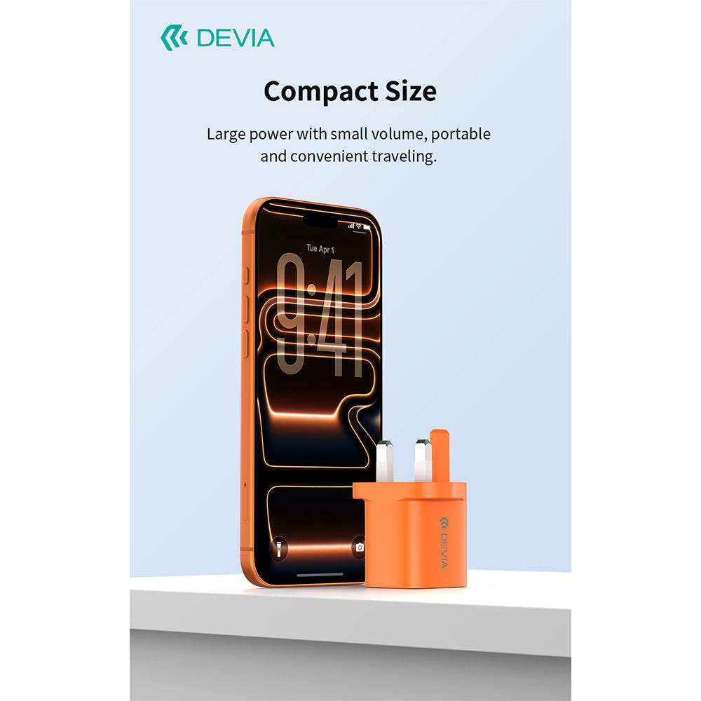 DEVIA Ultra6 PD40W Dynamic GaN Charger 60W Max White
