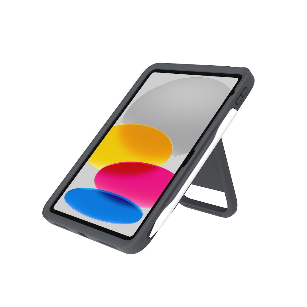 ZAGG Durango Case with Handgrip and Stand iPad A16/10th Gen - Charcoal