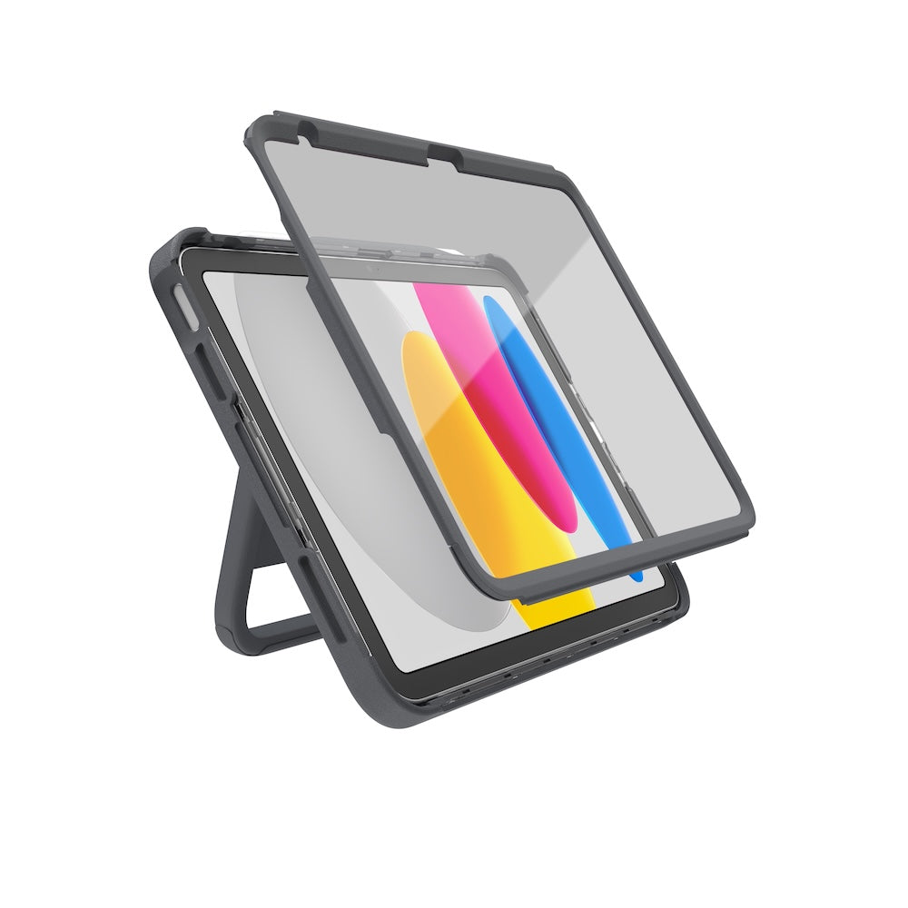 ZAGG Durango Case with Handgrip and Stand iPad A16/10th Gen - Charcoal