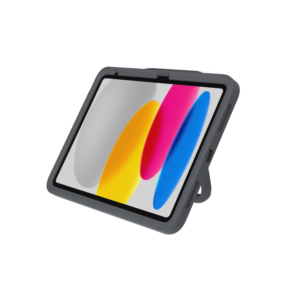 ZAGG Durango Case with Handgrip and Stand iPad A16/10th Gen - Charcoal