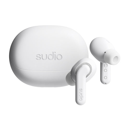 Sudio E4 Pro Wireless Earbuds White