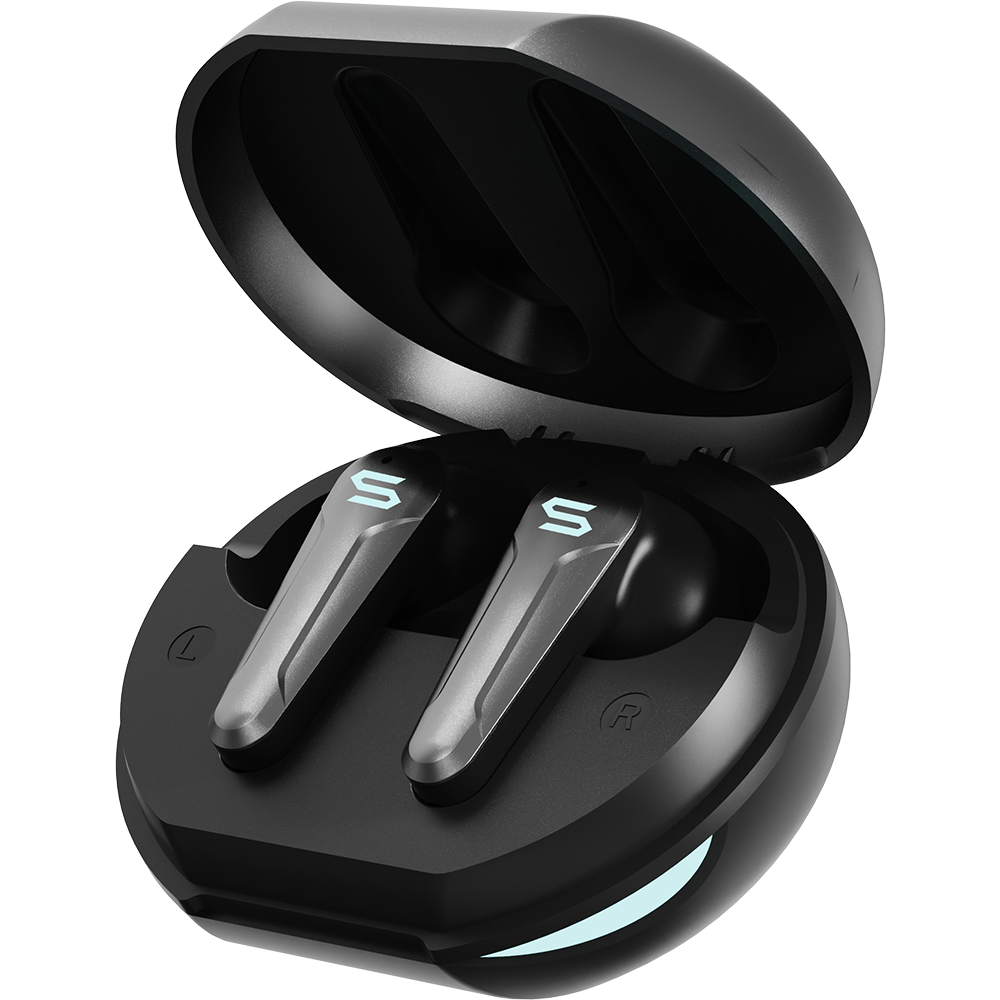 SOUL EMOTION PLAY Active Noise Cancelling Gaming Earbuds with LED - Black