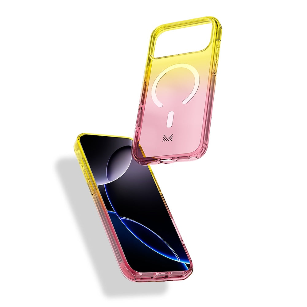 Monocozzi ESSENTIALS Magsafe Case for iPhone 17 Pro Max - Pink/Yellow
