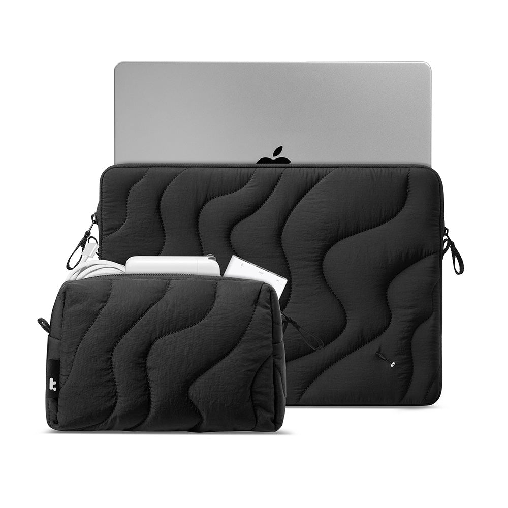 Tomtoc Terra-A27 14-inch Laptop Sleeve and Pouch Bundle Lavascape