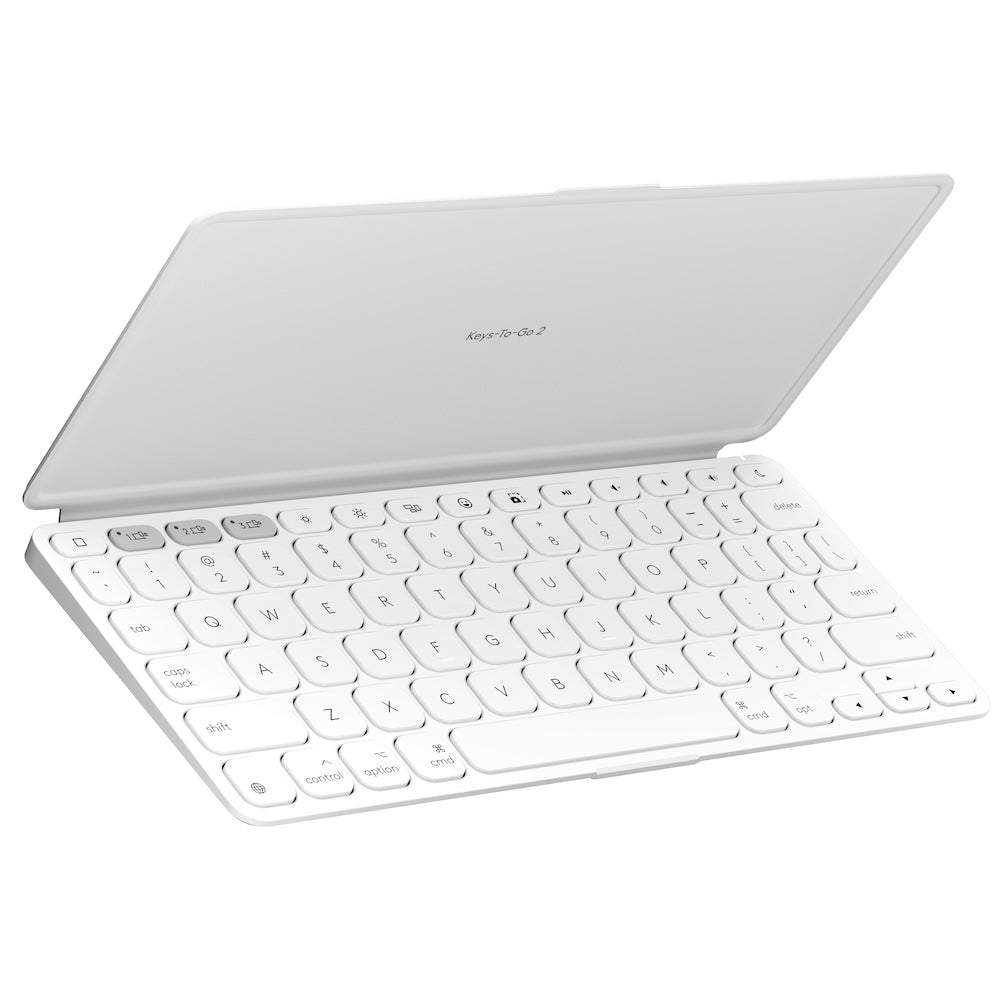 Logitech Keys-To-Go 2 Bluetooth Keyboard For Apple Devices - Pale Grey