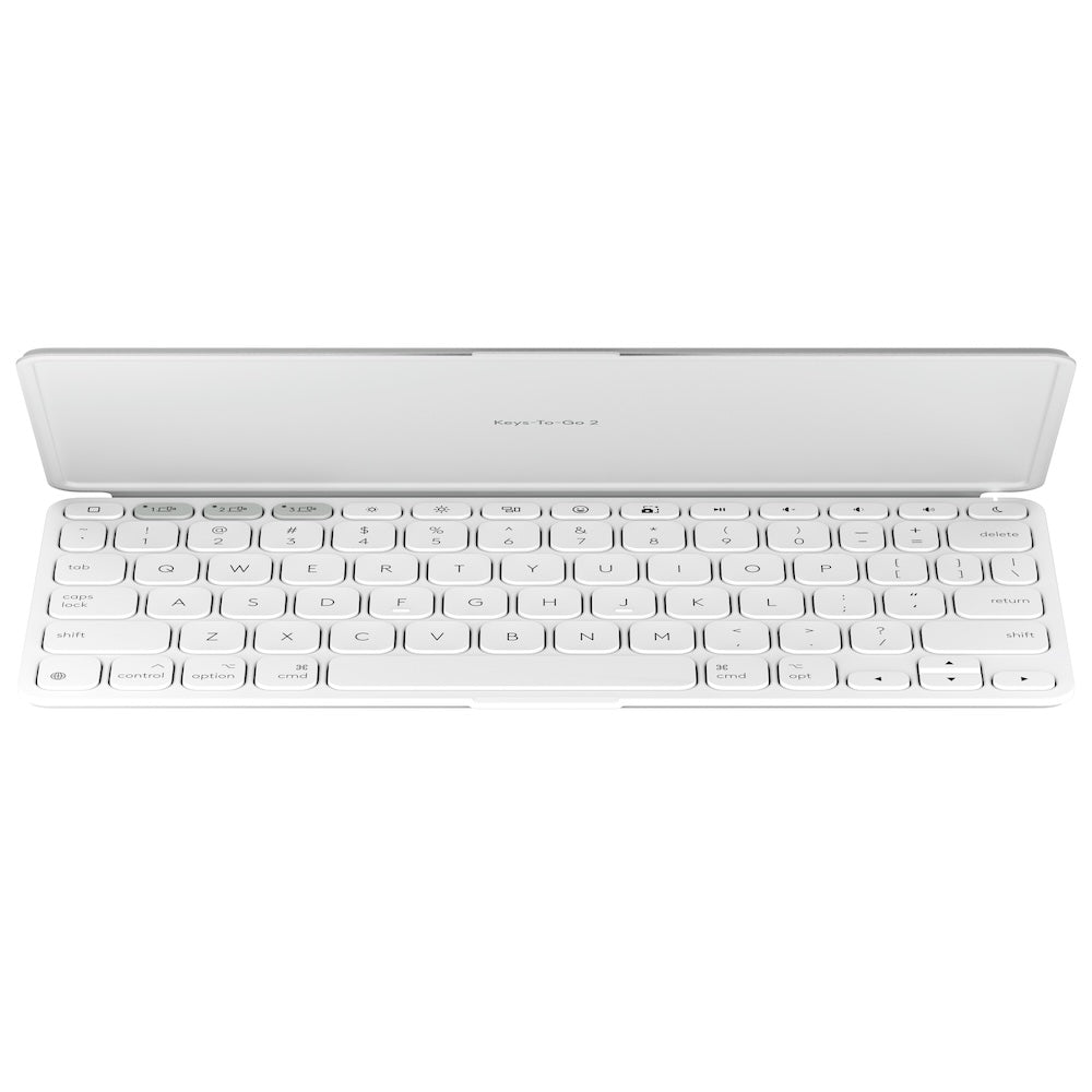 Logitech Keys-To-Go 2 Bluetooth Keyboard For Apple Devices - Pale Grey