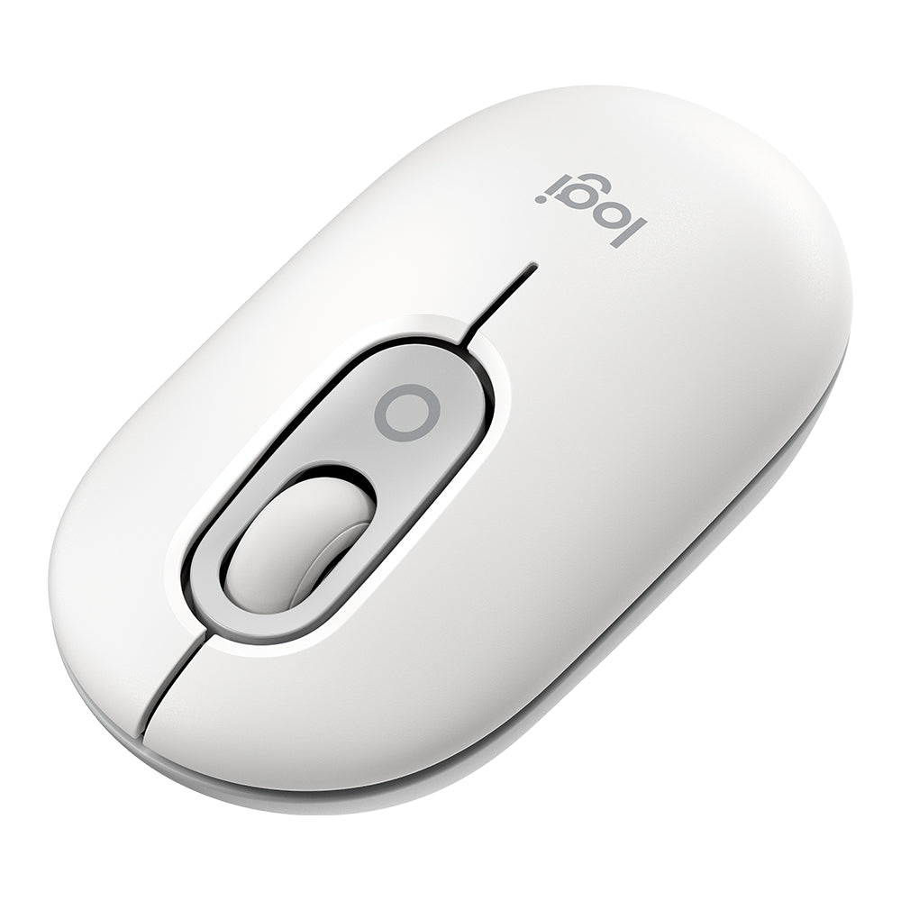Logitech POP Mouse with Emoji - White