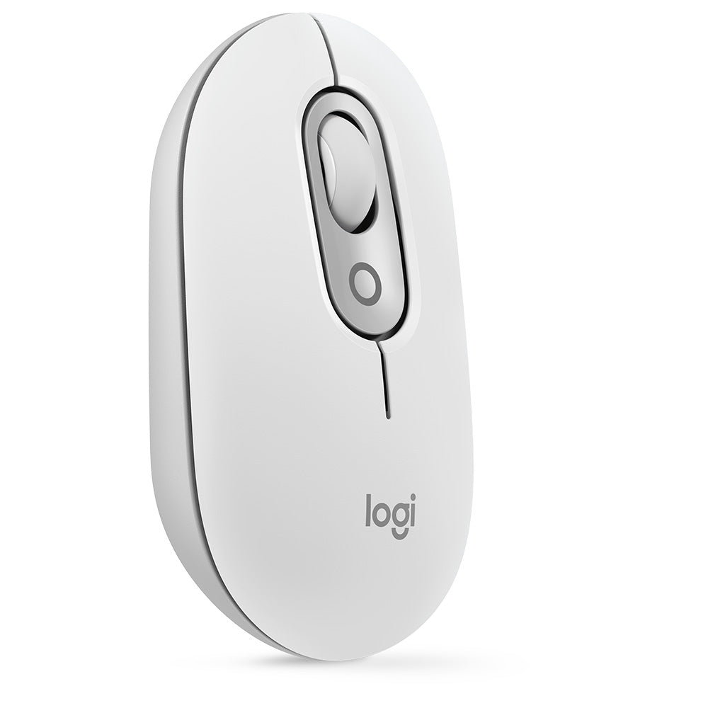 Logitech POP Mouse with Emoji - White
