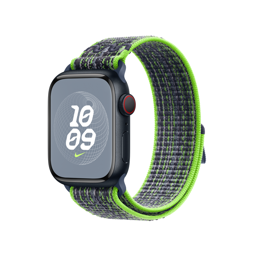 41mm Bright Green Blue Nike Sport Loop iStudio Singapore