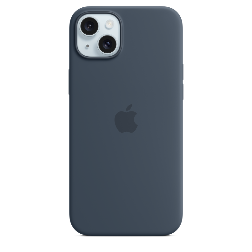 iPhone 15 Plus Silicone Case with MagSafe - Storm Blue – iStudio