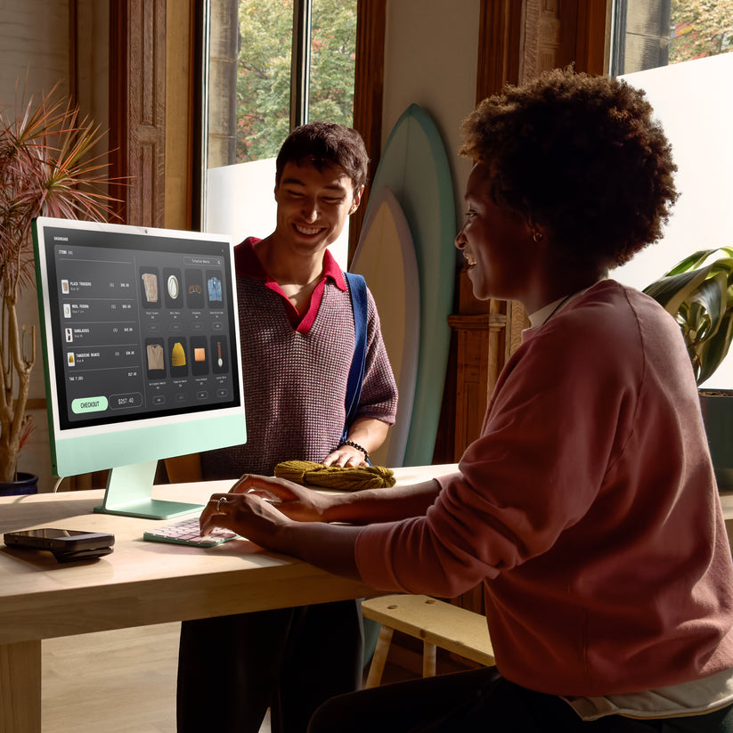 Imac Device 24-inch iMac with Retina 4.5K display: Apple M4 chip with 10-core CPU ...