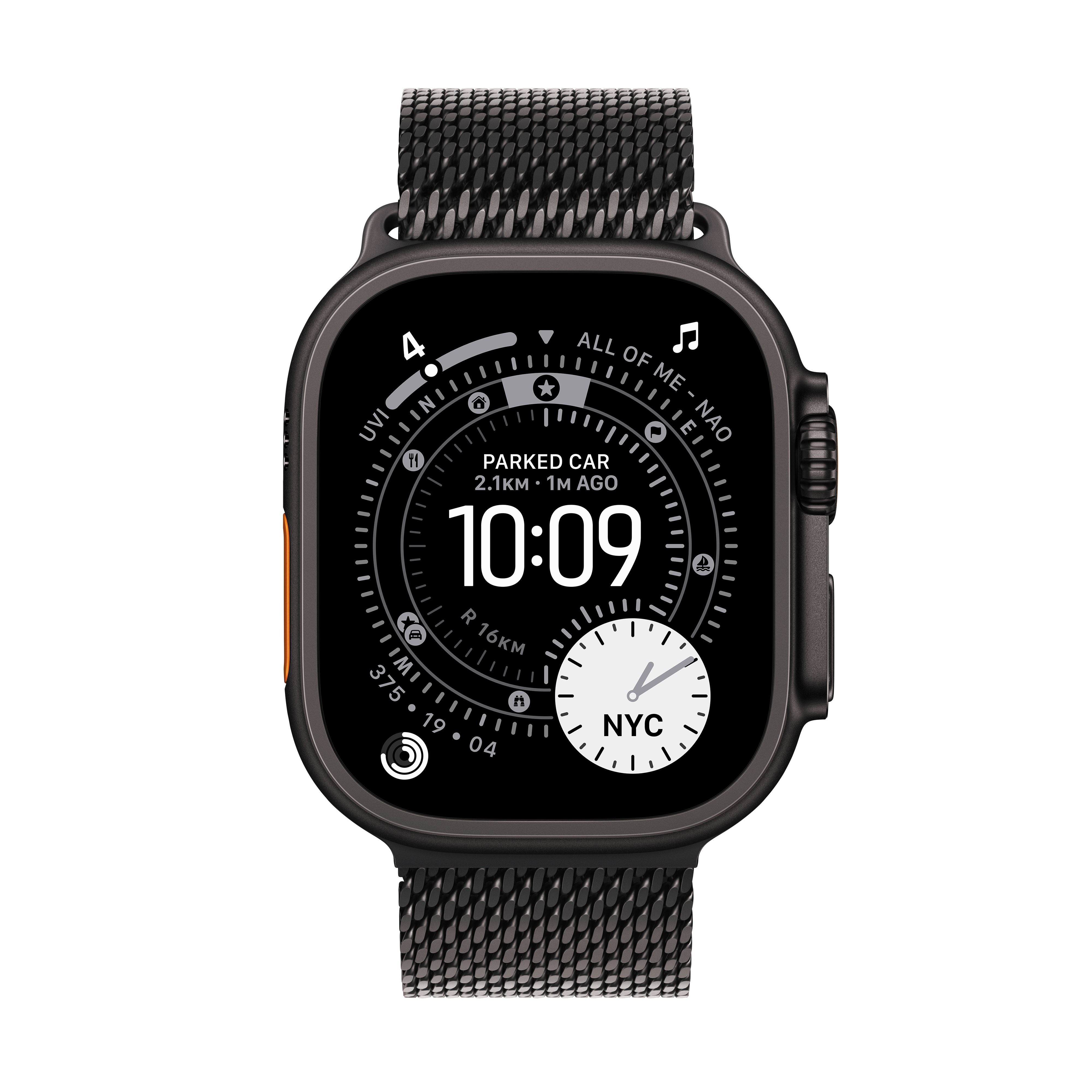 Apple Watch Ultra 3 GPS + Cellular 49mm Black Titanium Case with