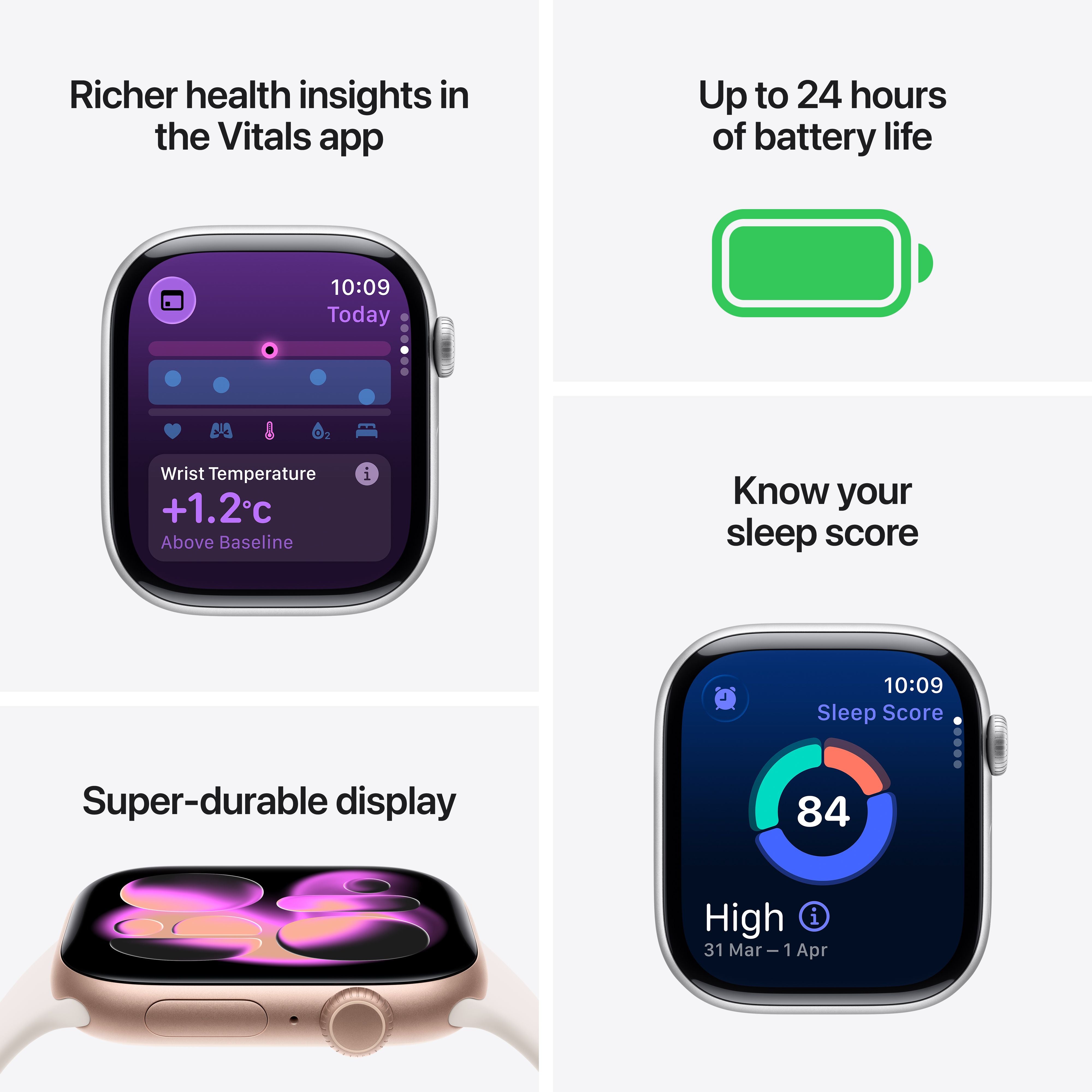 Apple Watch Series 11 GPS 42mm Jet Black Aluminium Case with Black