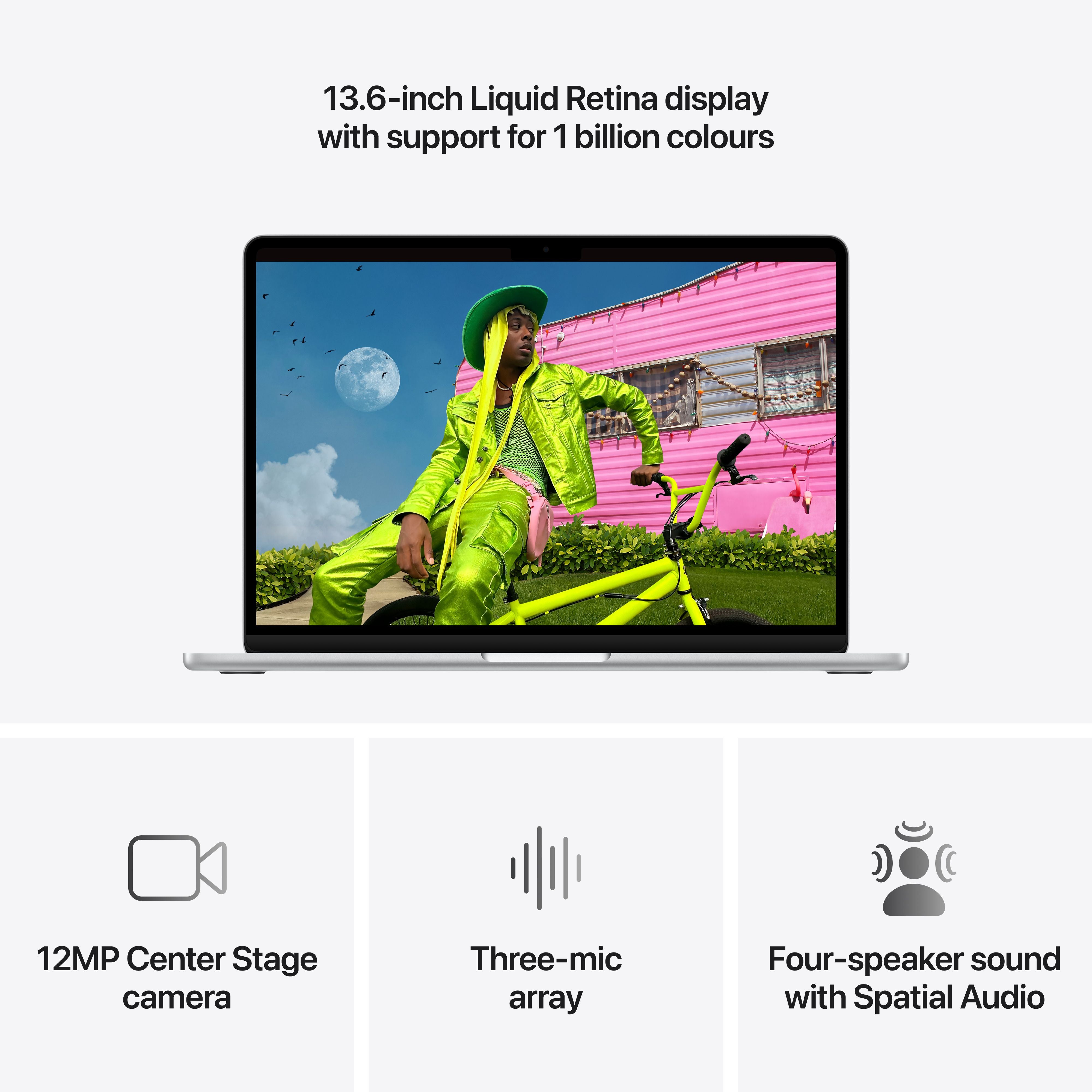 13-inch MacBook Air: Apple M5 chip with 10-core CPU and 10-core